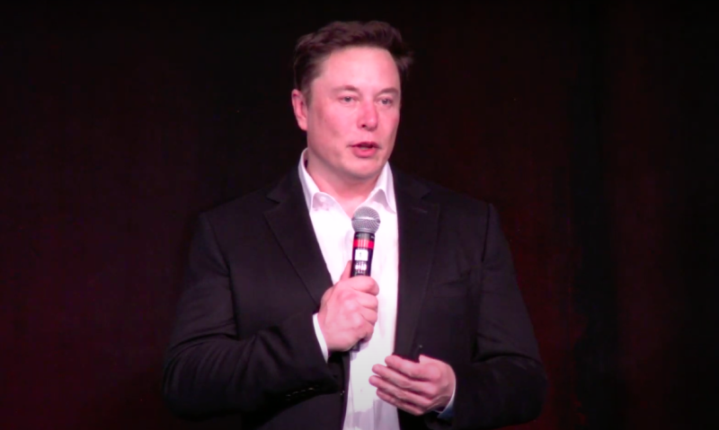 SpaceX和特斯拉創辦人馬斯克。   圖：取自Tesla Youtube