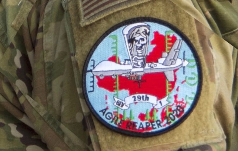 美國空軍第29無人機攻擊中隊臂章。   圖 : 翻攝自推特