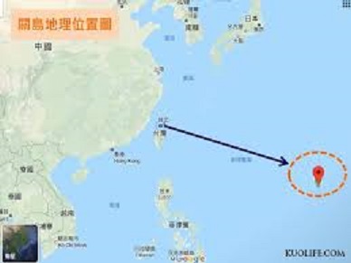 關島與台灣相對地理位置圖。   圖 : 翻攝自kuolife.com