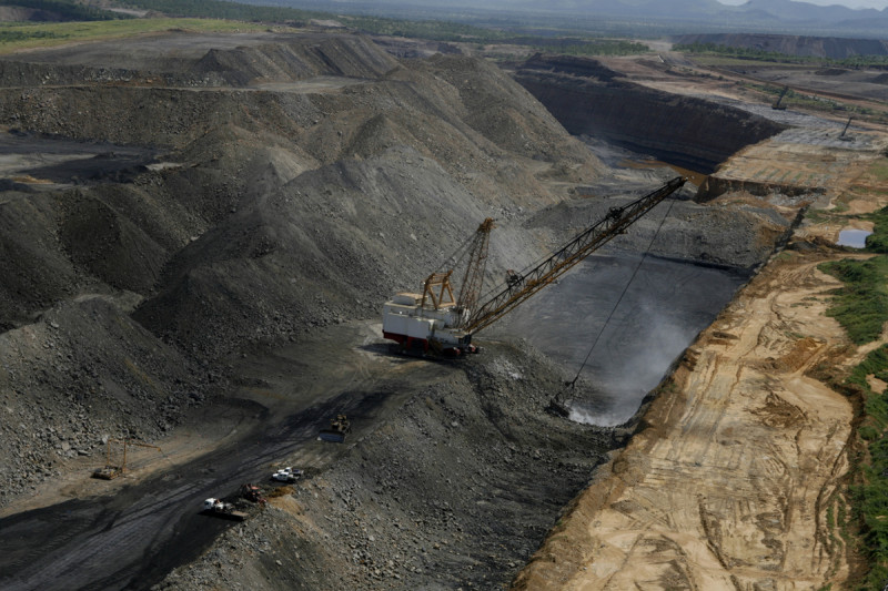 中國對澳洲的煤礦需求甚大，圖為澳洲煤礦礦區。   圖 : 翻攝自greenpeace.com