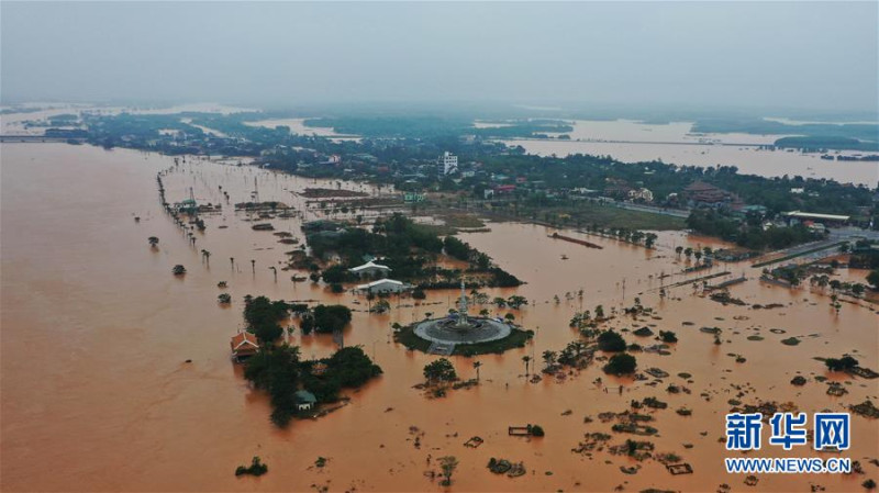 越南中部暴雨洪災，我外交部第一時間表達誠摯慰問。   圖：翻攝自新華網