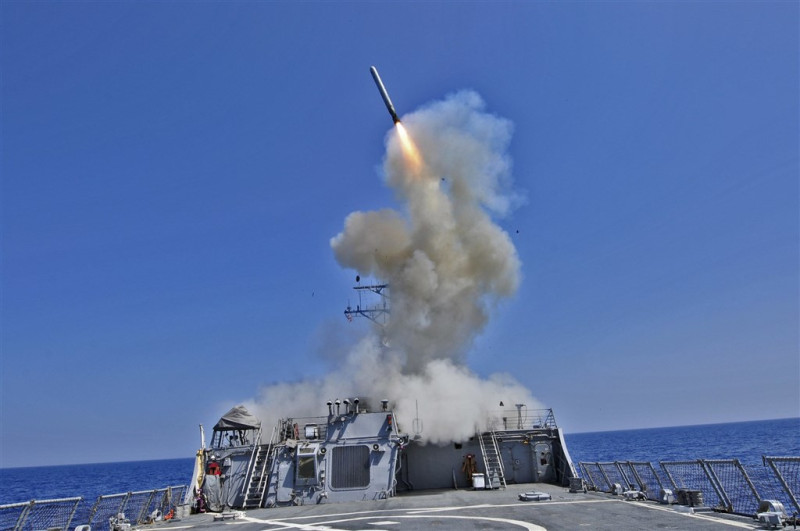 美國戰斧巡弋飛彈。   圖：取自美國海軍Flickr網頁，作者Jonathan Sunderman