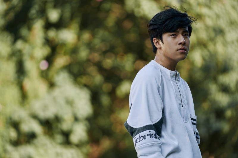 金玄彬9歲出道，演出過韓劇《信號》、《鬼怪》、《屍戰朝鮮》，今年16歲的他，是金馬獎史上第一位入圍的韓國演員。   圖：CATCHPLAY/提供