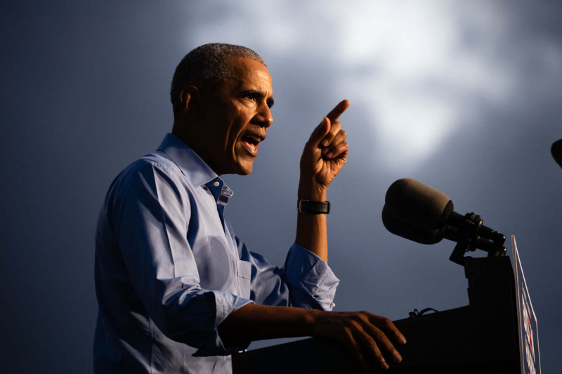 美國前總統歐巴馬（Barack Obama）將此次暴動歸咎川普。   圖：取自歐巴馬臉書（資料照片）