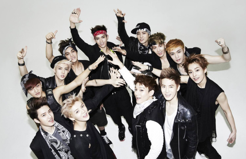 EXO自2012年出道，原本有12名成員。   圖：翻攝自韓網