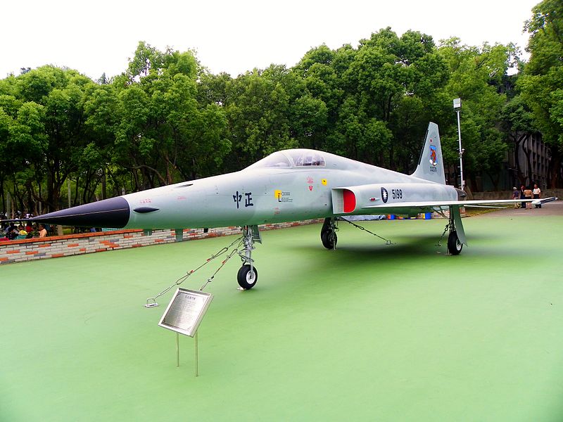 F-5E戰機（圖）今天失事造成飛官朱冠甍殉職。   圖：翻攝維基百科/ By 玄史生