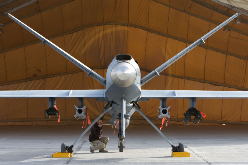 為幫助台灣維持自衛能力，美國近年持續對台軍售。圖為MQ-9無人機。   圖：翻攝自美國空軍官網