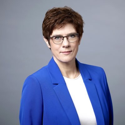 德國國防部長克朗普-凱倫鮑爾（Annegret Kramp-Karrenbauer）。   圖：翻攝推特