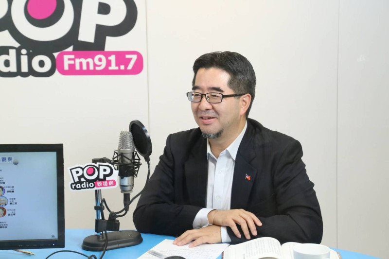 馬英九基金會執行長蕭旭岑接受專訪談論「馬習會」。   圖：《POP撞新聞》/提供