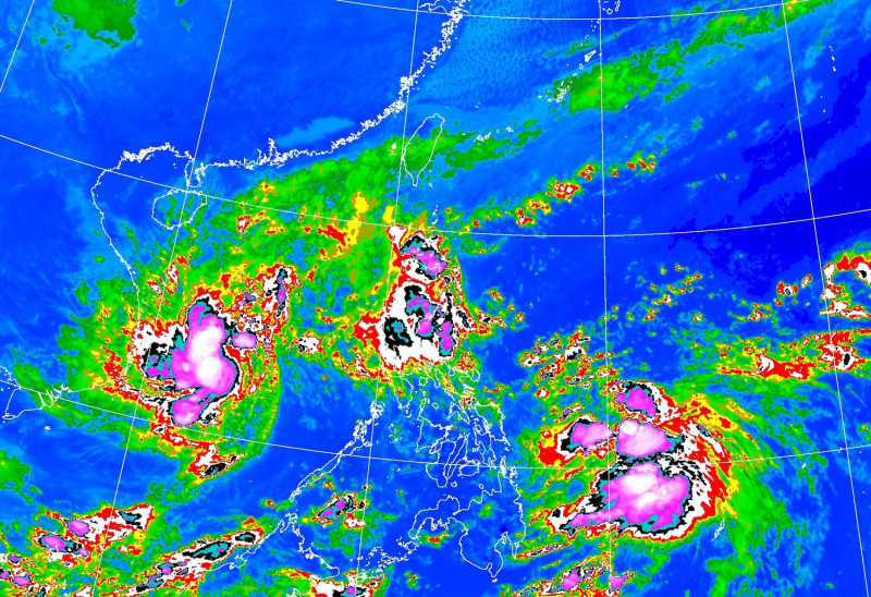 艾陶颱風於今日凌晨生成。   圖：中央氣象局提供