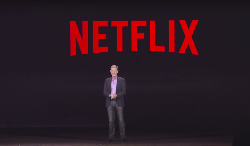 Netflix看中亞太市場。圖為Netflix發表會畫面。   圖：翻攝自Netflix Youtube