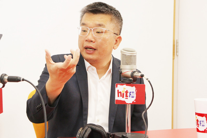 立法院副院長蔡其昌今（11）日接受電台專訪。   圖/《周玉蔻嗆新聞》提供