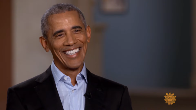 美國前總統歐巴馬登上《CBS》電視台節目「今日晨間」，被問及是否會加入拜登的內閣團隊時，他否認了這項猜測。   圖：翻攝自CBS Youtube
