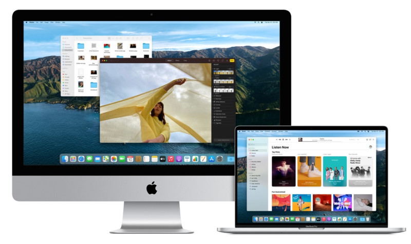 蘋果上週向全球用戶推送新作業系統「macOS Big Sur」，不料許多用戶反映系統升級時出現卡住、螢幕變黑、無法連網等情況。   圖：取自官網