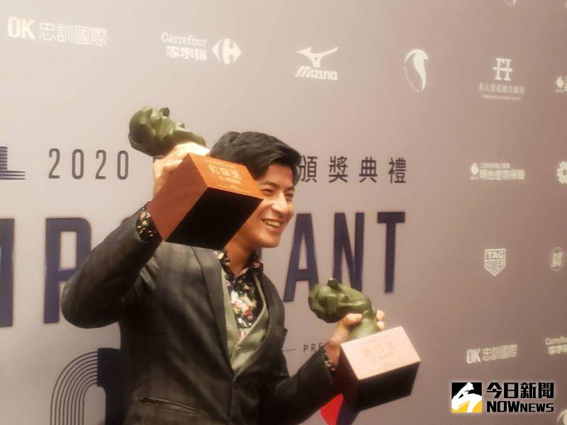 統一獅球星陳傑憲今年獲得最佳十人的肯定   圖:nownews提供