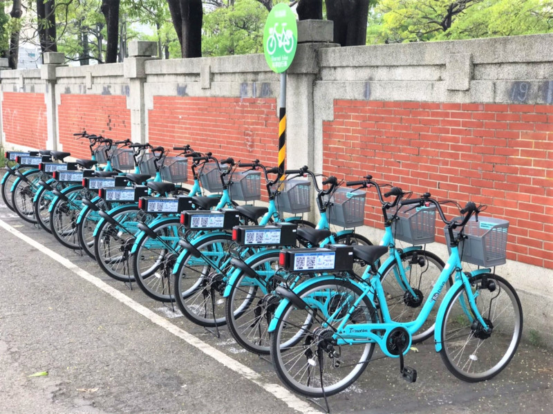 共享電動輔助自行車(Be-Bike)自即（25）日起於台南試營運。   圖：台南市交通局／提供
