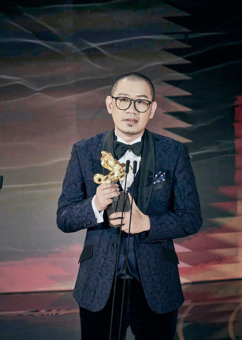 張吉安勇奪第57屆金馬獎最佳新導演獎時的致詞，讓人為之動容。   圖：海鵬影業/提供