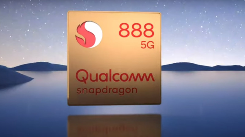 高通新一代手機晶片正式登場，名稱為「Snapdragon 888」。   圖：截取自高通youtube影片
