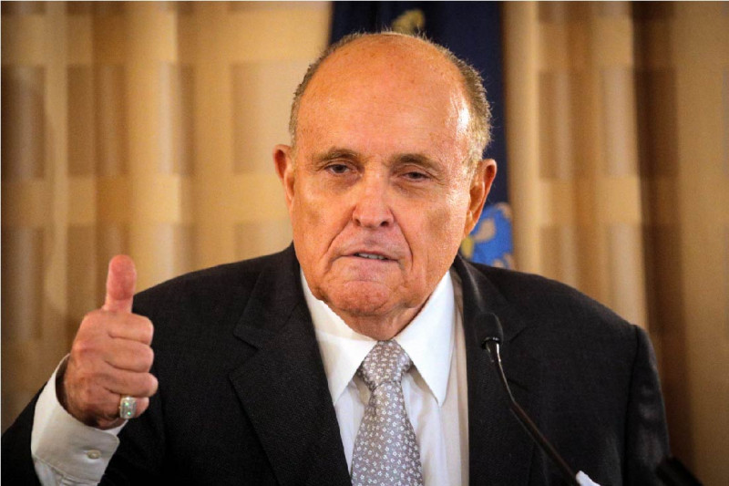川普的私人律師朱利安尼（Rudy Giuliani）。   圖：達志影像/路透社（資料照）。