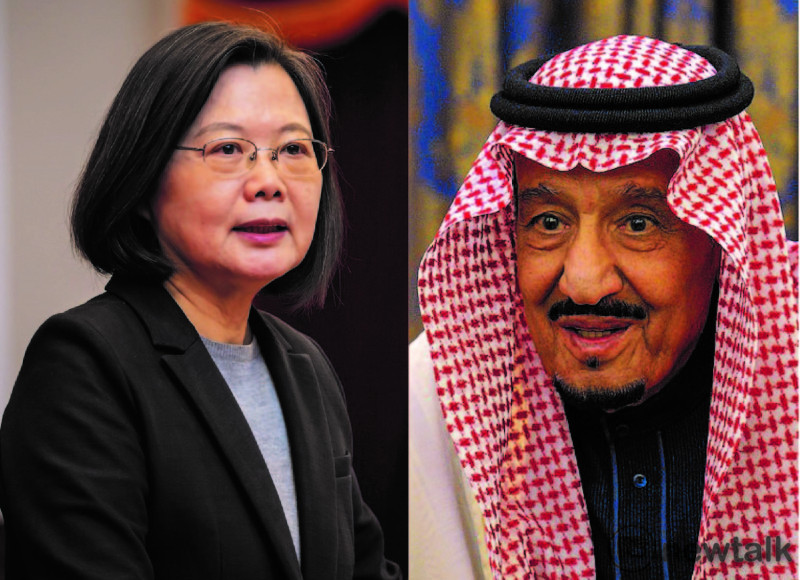 台灣與沙烏地阿拉伯已於本月2日，在利雅德完成「避免雙重課稅及防杜逃漏稅協定」簽署。右圖為沙國國王兼首相沙爾曼·賓·阿卜杜勒-阿齊茲·阿紹德。   圖：新頭殼合成