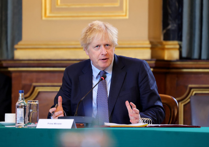 英國首相強生宣布倫敦疫情警報等級升級至第4級。   圖：翻攝強生臉書