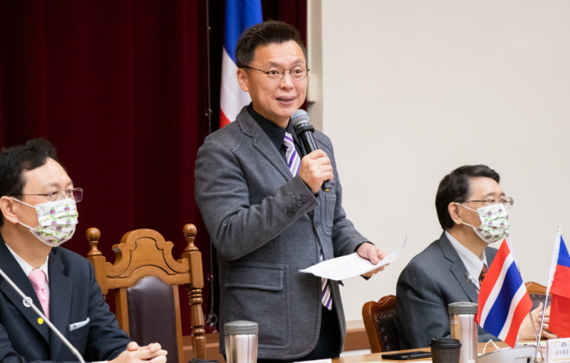 「台灣與泰國國會議員友好協會」成立，由民進黨立委趙天麟連任會長。   圖:趙天麟辦公室提供