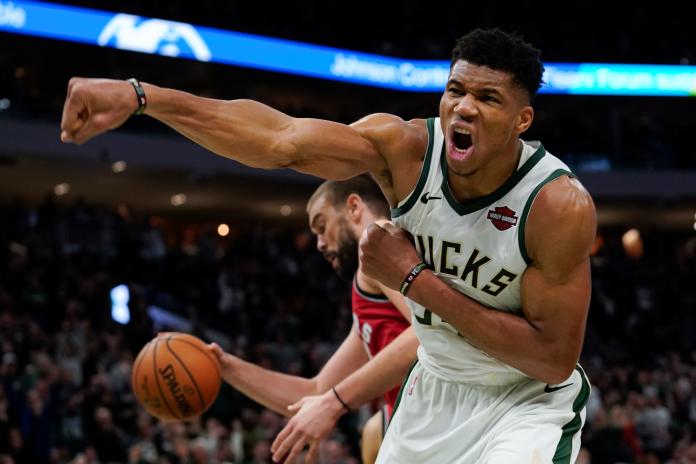 「字母哥」Giannis Antetokounmpo。   圖：取自美聯社／達志影像