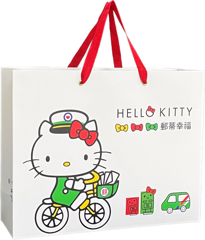 另有推出「HELLO KITTY全套限量商品」，限量888組。   圖：中華郵政公司／提供