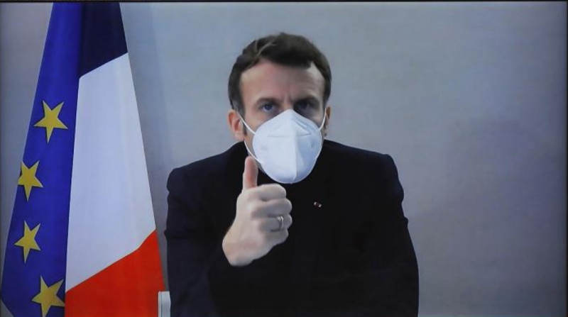 法國總統馬克洪   圖:擷取自euronews官網