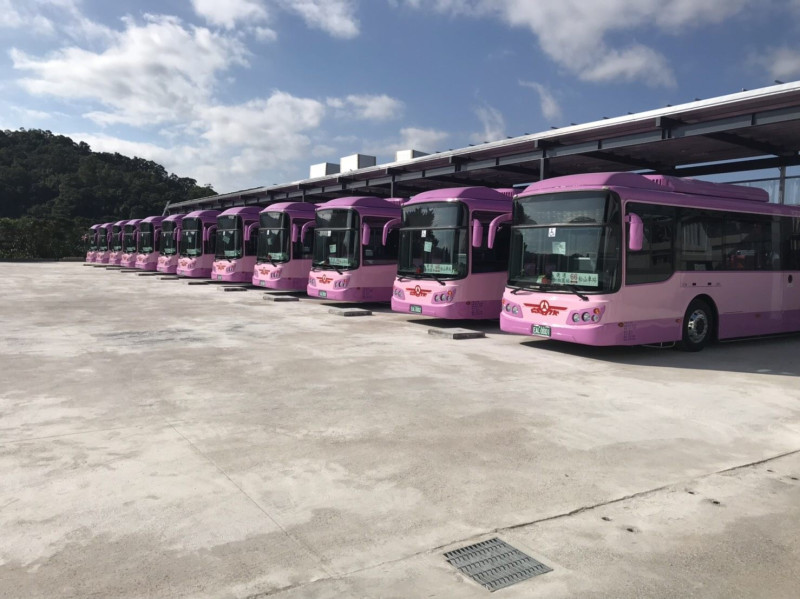 北市今日16輛電動公車上路。   圖：取自台北市政府交通局