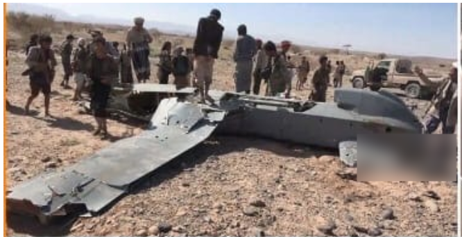 葉門反叛軍胡塞部隊發言人表示，21日成功的擊落了1架沙烏地阿拉伯的彩虹4型（Rainbow-4）攻擊型無人機   圖：翻攝自《Fighter Jets World》新聞網