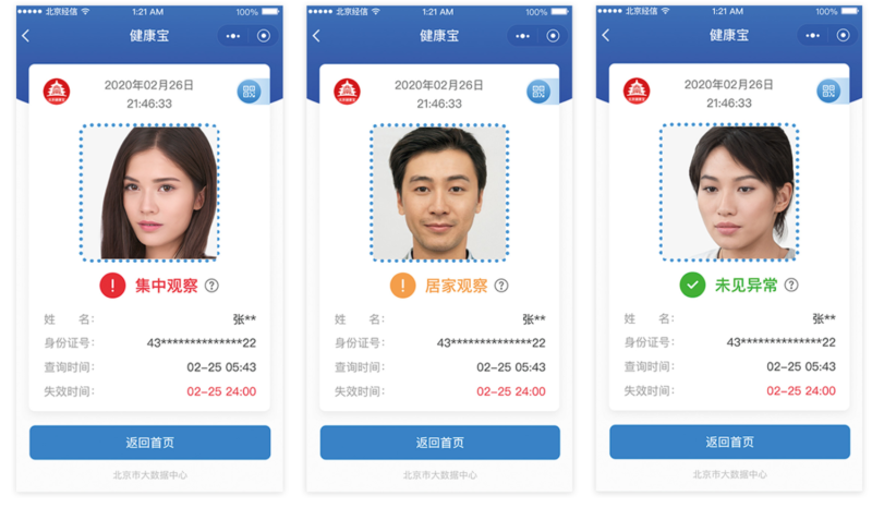 中國「北京健康寶」傳出大批用戶個資遭外洩，許多知名藝人的資料被放在網路上兜售。   圖：取自北京城東區政府官網
