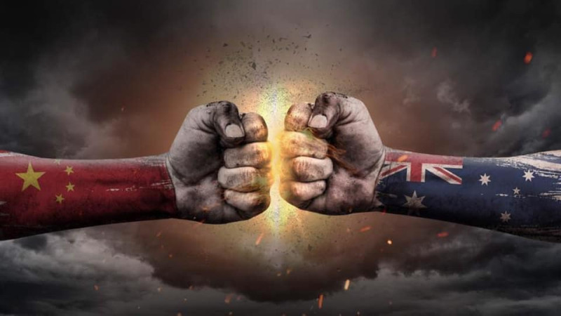 澳中貿易戰持續開打   圖:擷取自臉書