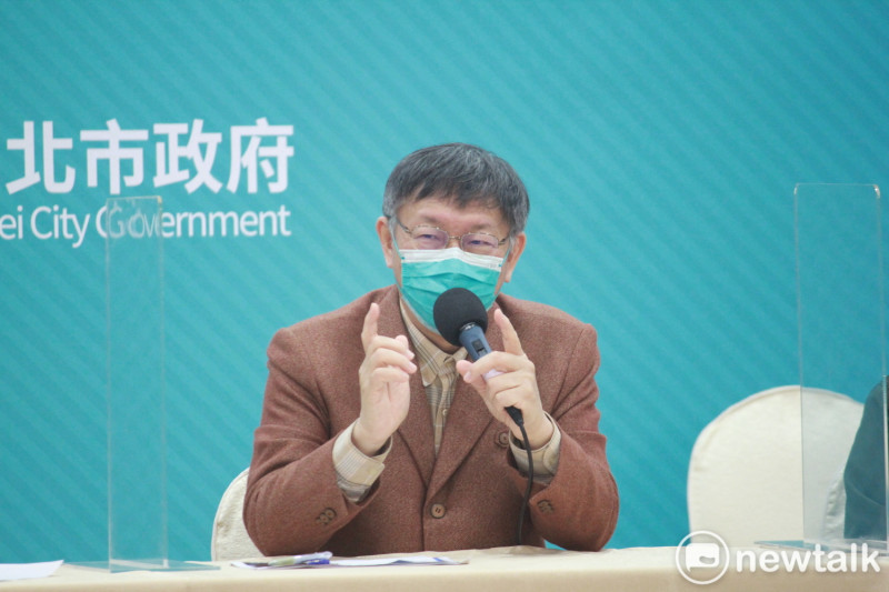 柯文哲認為台灣沒有社區感染的證據，他希望台灣不要被不理性的恐懼打敗。   圖：周煊惠 ／攝