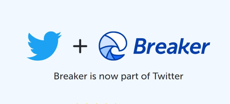 推特（Twitter）宣布收購Podcast平台Breaker。   圖：取自Breaker官網