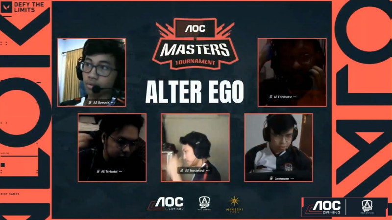 AOC《 特戰英豪》大師賽最終由印尼戰隊 Alter Ego 奪冠   圖：翻攝自 AOC《特戰英豪》大師賽 直播畫面