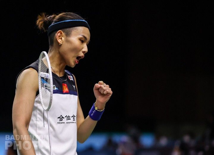 世界球后戴資穎僅用29分鐘拍落韓國女將挺進泰國賽8強。   圖／Badminton photo提供
