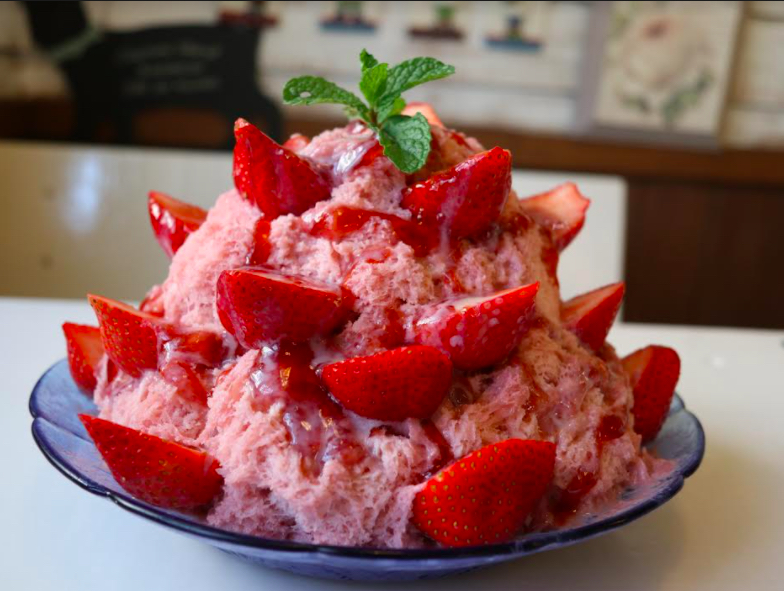 草莓冰。   圖：農糧署／提供