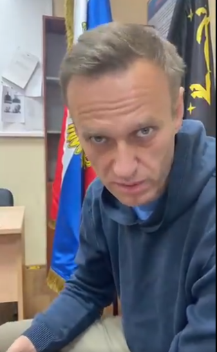 莫斯科法院今天裁決俄羅斯反對派領袖納瓦尼（Alexei Navalny）違反緩刑條件，判處他3年半徒刑。   圖：翻攝Alexei Navalny推特