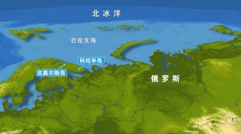 俄羅斯被爆在科拉半島上北莫斯科一處提供戰略核潛艇停靠的碼頭新建一棟放置「波賽頓」核魚雷的建築物。   圖 : 翻攝自CCTV