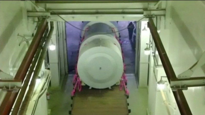 俄羅斯的「波賽頓」核魚雷封為「末日魚雷」。   圖 : 翻攝自CCTV