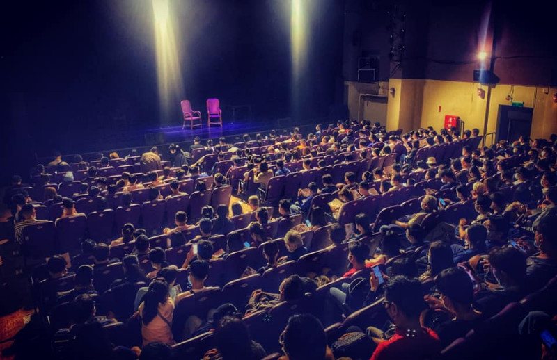 台南全美戲院有時會與劇團等表演單位合作，延伸空間用途。   圖：取自今日全美戲院臉書（資料照片）