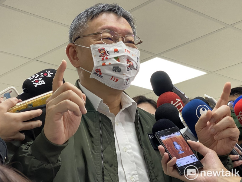 台北市長柯文哲說，罷免不該變成一種意識形態、政黨動員工作。   圖：周煊惠 / 攝(資料照片)