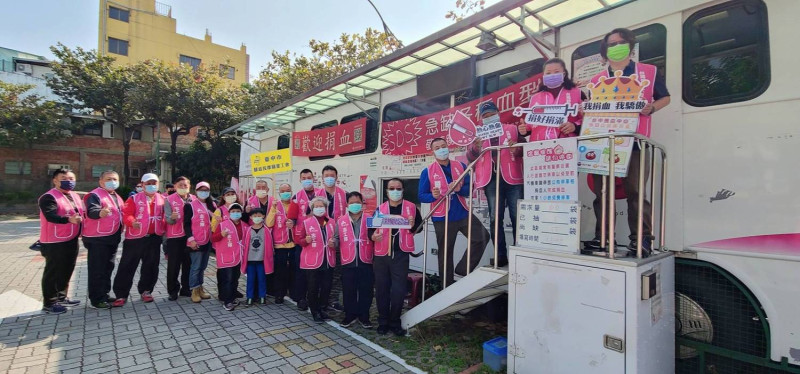 台灣勞工大聯盟響應捐血。   台灣勞工大聯盟/提供