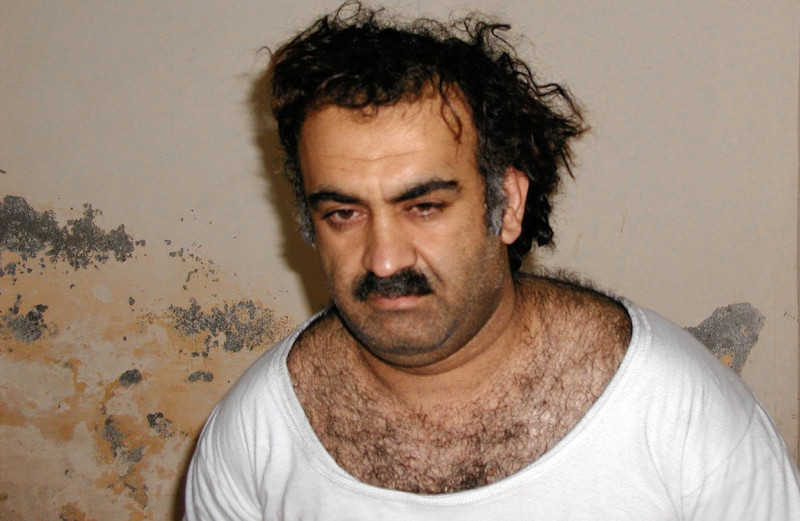 關達那摩灣監獄中的囚犯包括911攻擊事件的主謀穆罕默德（Khalid Sheikh Mohammed）。   圖：翻攝自維基百科