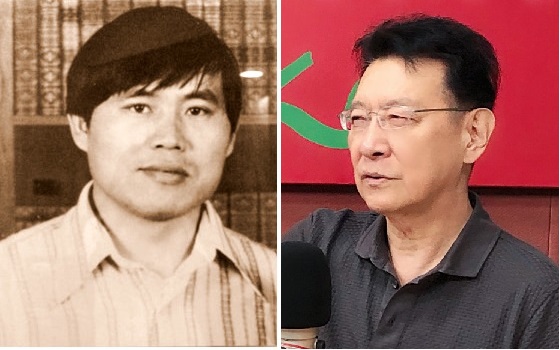 1981年遇害的台大博士陳文成（左圖，翻攝自維基網站）長期關心台灣民主運動，備受世人懷念；政治人物趙少康（右圖，翻攝自趙少康時間臉書）恰巧與他同年。   圖：新頭殼合成