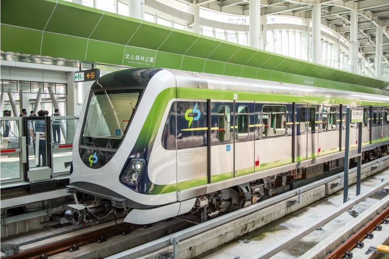 台中捷運表示，綠線第二批新軸心皆合格，將在春節後進行載重測試並由市府研議試營運時間。   圖：中捷／提供