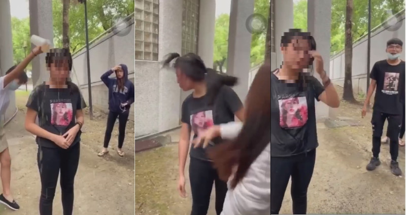 高雄鳳山17歲女高職特教生遭到9名青少年霸凌，影片在網路上流傳，引發各界討論。   圖：翻攝畫面