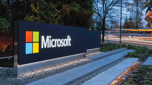微軟公司市值突破2兆美元大關。   圖：翻攝自Microsoft官網
