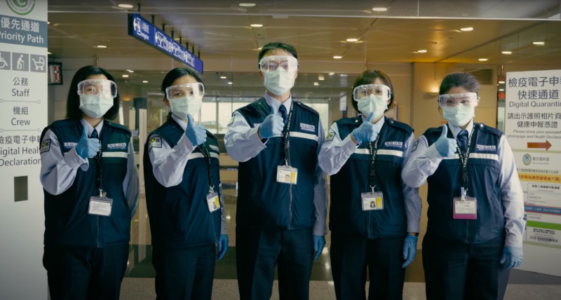 台灣防疫成果名列世界前茅。   圖：擷取自防疫紀錄片